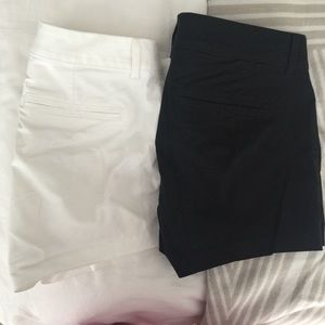 Pair of Shorts - White and Black